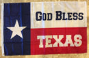 TEXAN GOD BLESS TEXAS 150D ROUGHTEX 150D NYLON FLAG