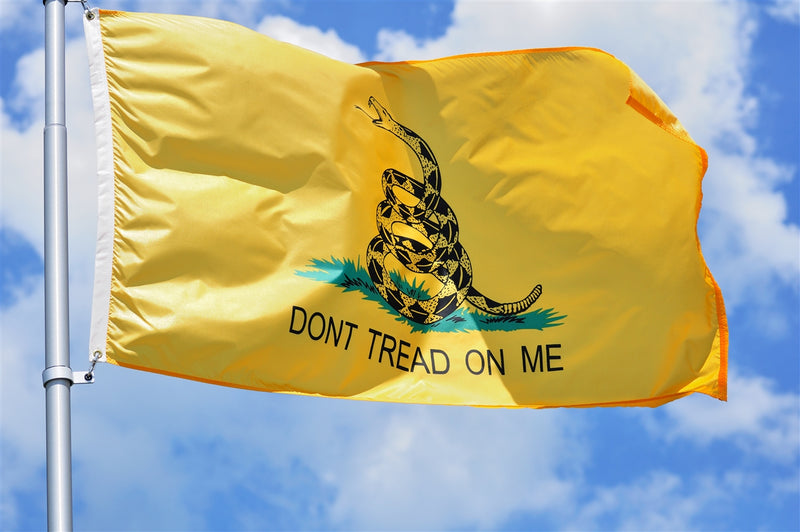 Gadsden Don't Tread On Me 3'X5' Flag Rough Tex® 200D to 210D NYLON