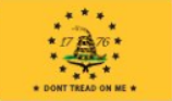 Gadsden 1776 13 Stars 3'x5' Flag ROUGH TEX® 100D