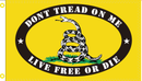 Live Free or Die Gadsden 3'X5' Flag ROUGH TEX® 100D