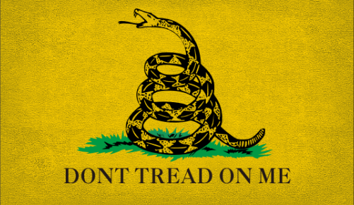 Gadsden Vintage 3'X5' Double Sided Flag ROUGH TEX® 100D
