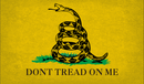 Gadsden Vintage  3'X5' Double Sided Flag ROUGH TEX® 100D