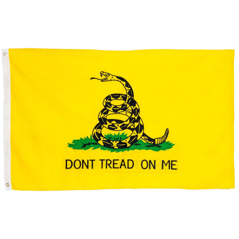 Gadsden 3'X5' Embroidered Double Sided Flag ROUGH TEX® 300D Nylon