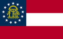 GEORGIA STATE FLAG 5X8 FEET GOVERNMENT RATE NYLON