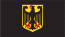 German Heritage 12"x18" Flag With Grommets ROUGH TEX® 100D