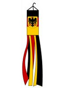 Germany Flag Eagle 60" Windsock Nylon