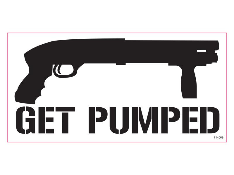 Get Pumped - Bumper Sticker