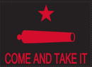 Gonzales Come And Take It Red & Black 3'x5' Flag ROUGH TEX® 100D