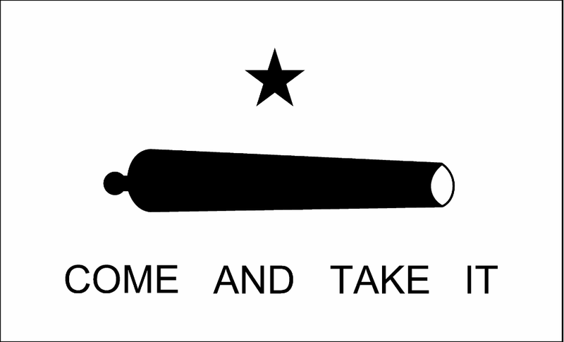 Gonzales Come And Take It Texas ROUGH TEX® Car Flag Double Sided