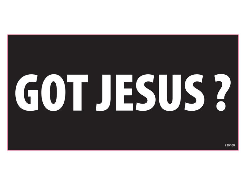 Got Jesus - Bumper Sticker