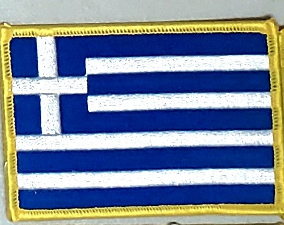 Greece Embroidered Patch
