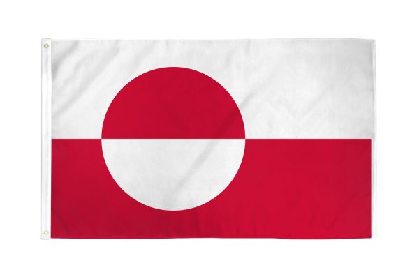 Greenland 3'X5' Country Flag ROUGH TEX® 68D Nylon