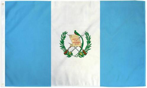 Guatemala 3'x5' Nylon Flag ROUGH TEX® 68D