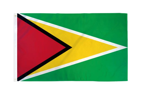 Guyana 3'X5' Country Flag ROUGH TEX® 68D Nylon