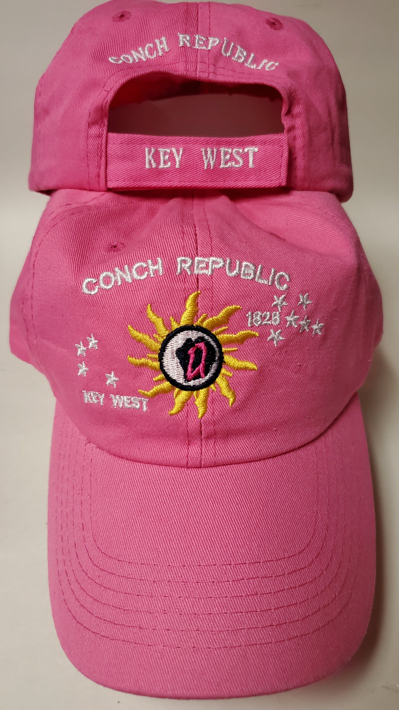 Conch Republic Hot Pink Washed - Cap