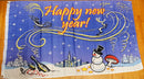 Happy New Year Winter 100D Rough Tex ® 3x5