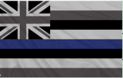 Hawaii Police 12"x18" Flag ROUGH TEX® 100D