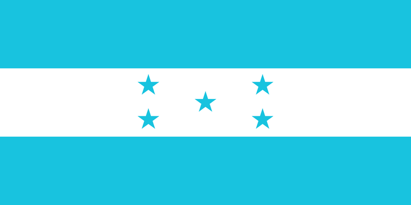 Honduras 12"x18" Flag With Grommets ROUGH TEX® 100D
