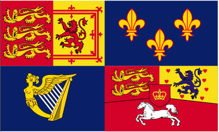 Hanover Royal 1714 3'X5' Flag Rough Tex® 100D