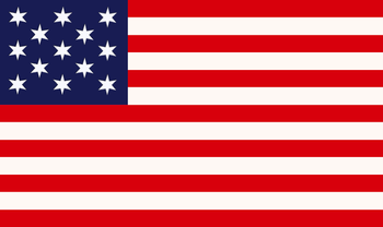 Hopkinson USA 1777 3'x5' Flag ROUGH TEX® 68D Nylon