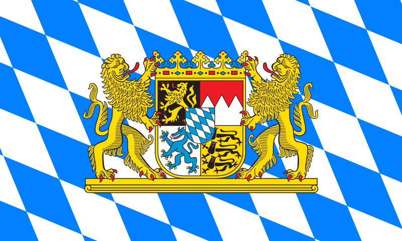 Bavaria Coat of Arms 3x5ft Nylon 150D Flag