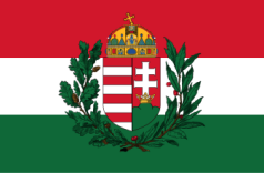Hungary 1896 Coat Of Arms 12"x18" Flag ROUGH TEX® 100D Hungarian Royal Banner