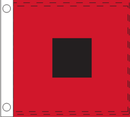 Hurricane Warning 3'X3' Flag ROUGH TEX® 100D