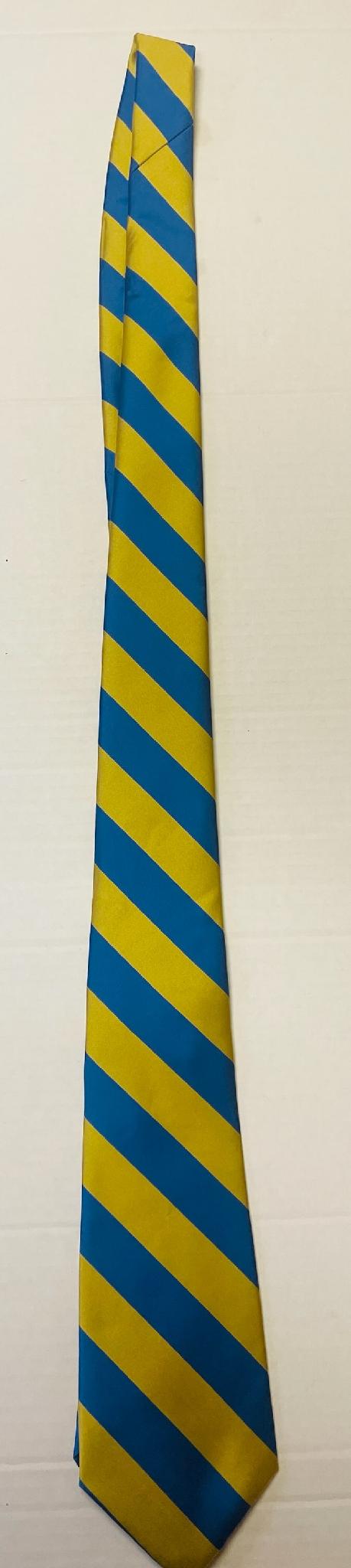 Ukraine Men's Tie Ukrainian Flag Regimental Micro Fiber Silk Rough Tex®