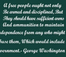 3'X5' 100D GEORGE WASHINGTON quote flag