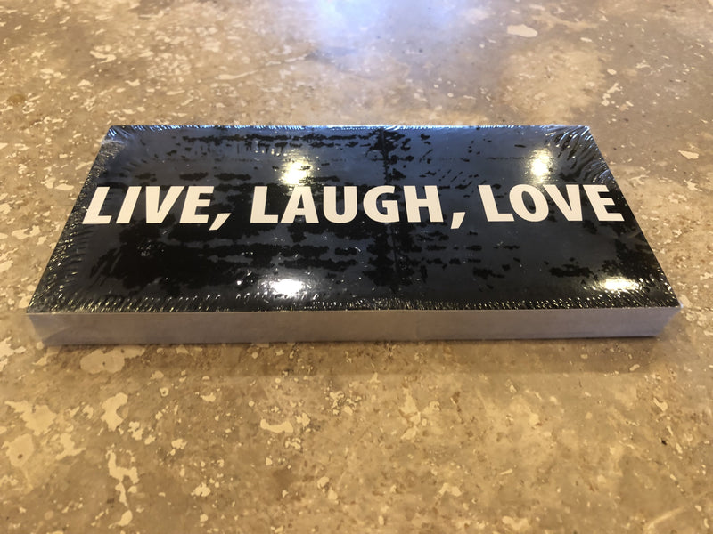 LIVE, LAUGH, LOVE OFFICIAL BUMPER STICKER PACK OF 50 BUMPER STICKERS MADE IN USA WHOLESALE BY THE PACK OF 50!