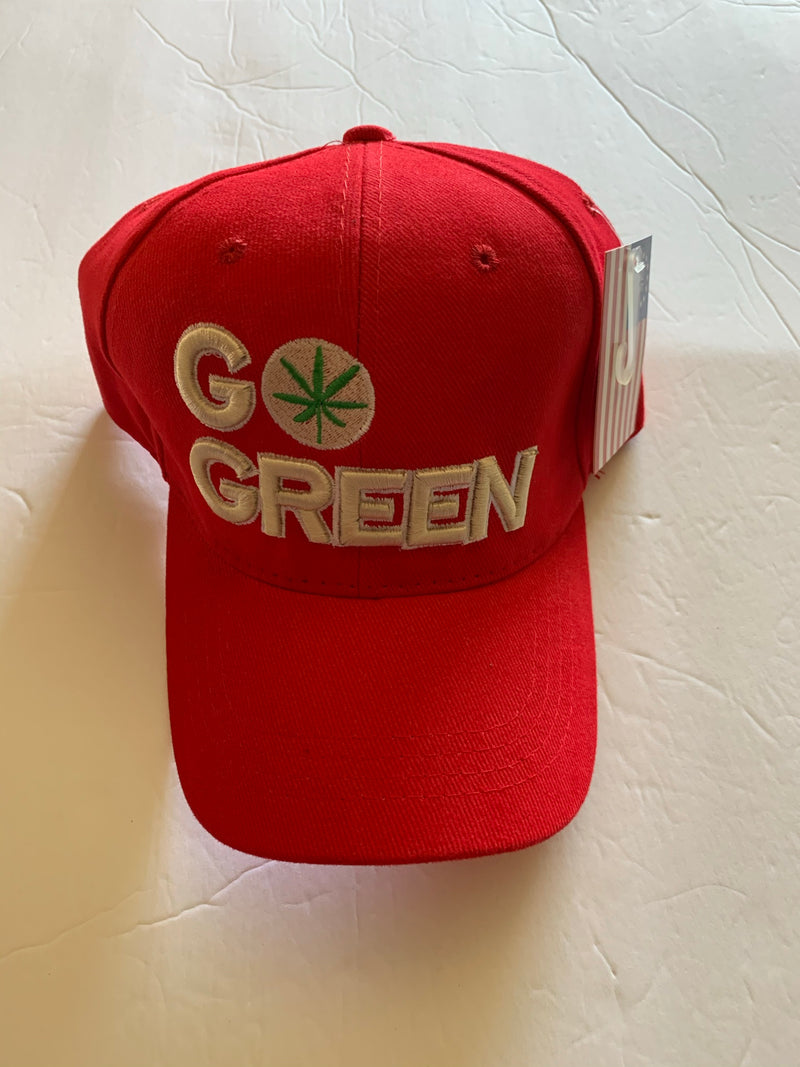 Go Green Cannabis (RED) - Cap