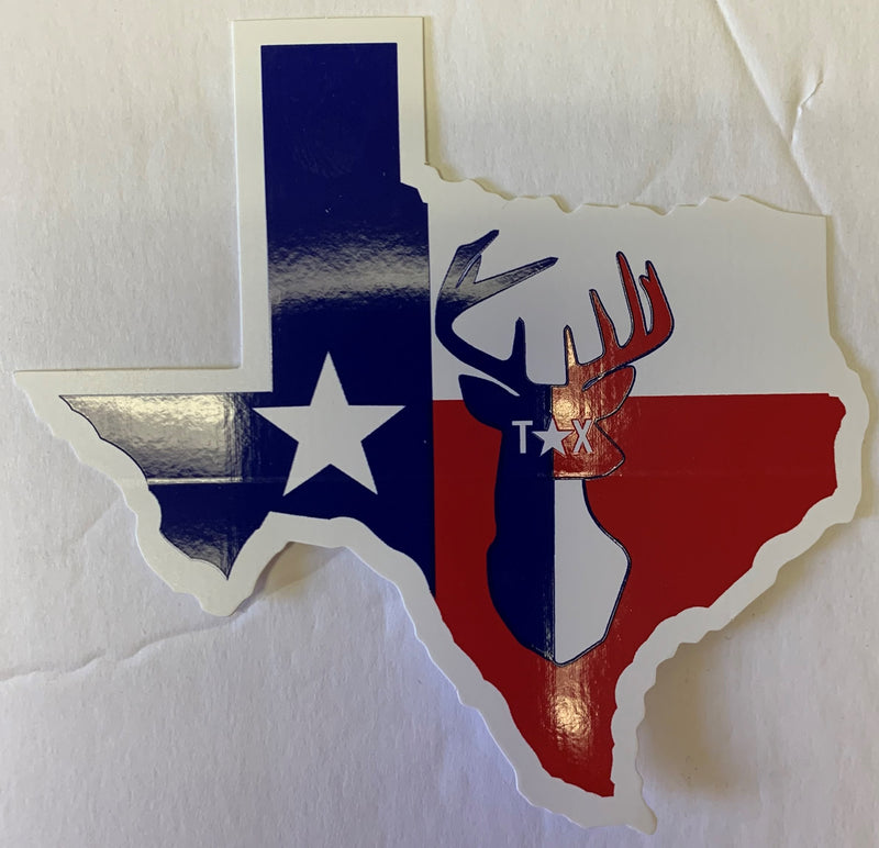 Texas Deer Bumper Sticker