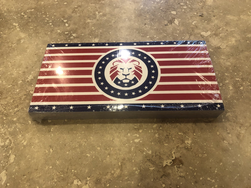 TRUMP LION USA OFFICIAL BUMPER STICKER PACK OF 50 BUMPER STICKERS MADE IN USA WHOLESALE BY THE PACK OF 50!