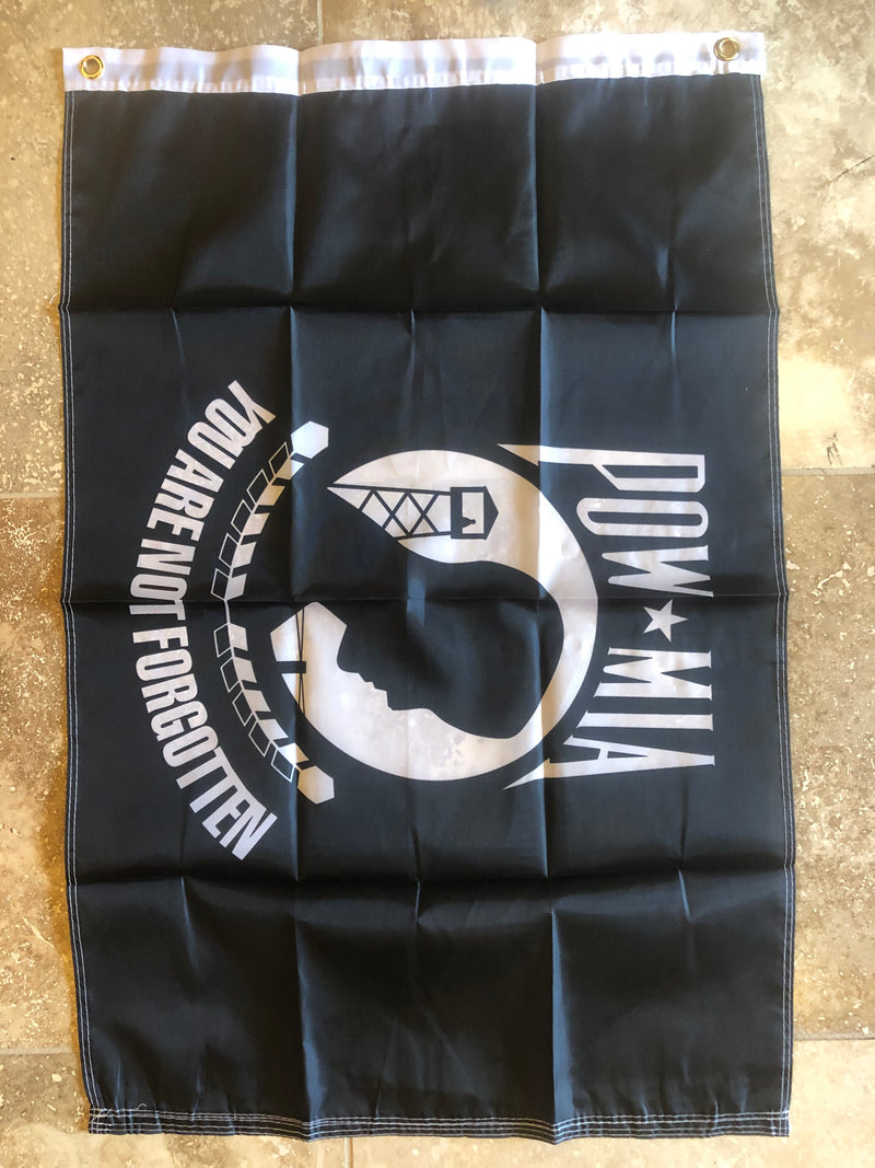 POW MIA U.S. Military 12"x18" Inches Boat Flags 150D Flag Rough Tex ® Expertly Printed