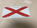 Alabama State Embossed License Plate