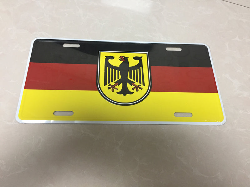 Germany Coat of Arms Embossed License Plate