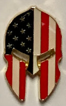 USA Helmet Molon Labe Lapel Pin