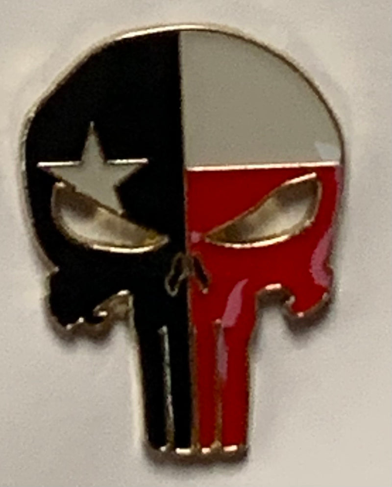 Texas Punisher Lapel Pin
