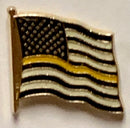 Dispatcher Memorial Yellow Line Lapel Pin