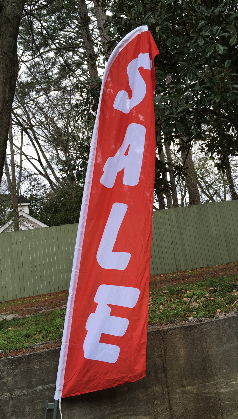 SALE Red Swooper Flag