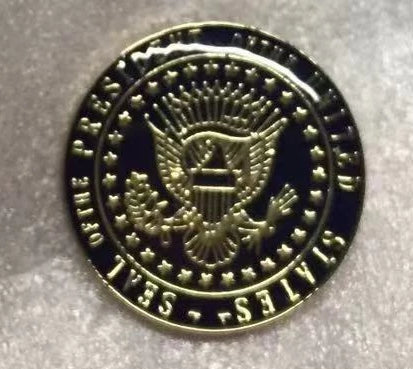 OFFICIAL SEAL OF THE PRESIDENT OF THE UNITED STATES Cloisonne Hat & Lapel Pin
