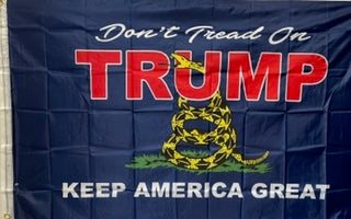 Don't Tread On Trump Keep America Great 3'X5' Flag ROUGH TEX® 68D Nylon