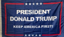 President Donald Trump Keep America First 3'X5' Flag ROUGH TEX® 68D Nylon