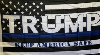 Trump Keep America Safe 3'X5' Flag ROUGH TEX® 68D Nylon