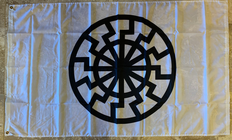 BLACK SUN FLAG ROUGH TEX® 100D 3'X5'