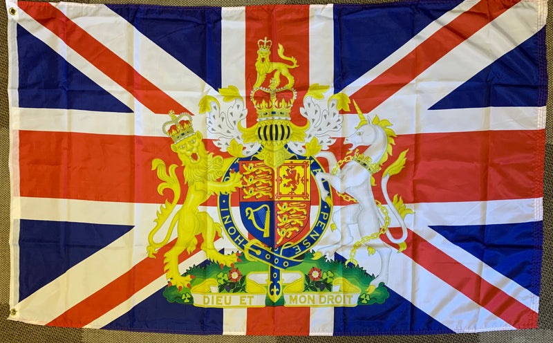 United Kingdom UK Royal Imperial 100D 3x5  Flag 100D ROUGH TEX ® Queen of England Elizabeth