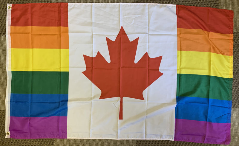 Canada Rainbow Flag 100D ROUGH TEX ® 3'x5'