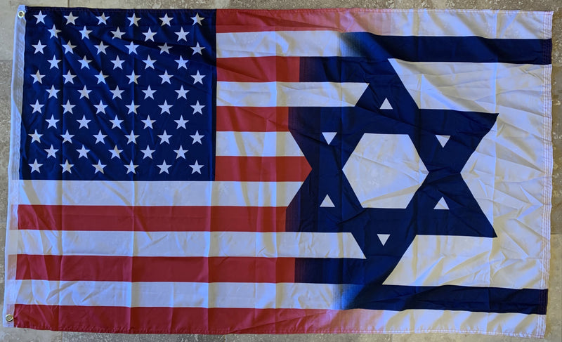 USA Israel 3'X5' Flag- Rough Tex ®100D America Israeli