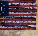 Betsy Ross Geo Washington Arms Vintage Flag With Grommets-100D 12x18 ROUGH TEX®