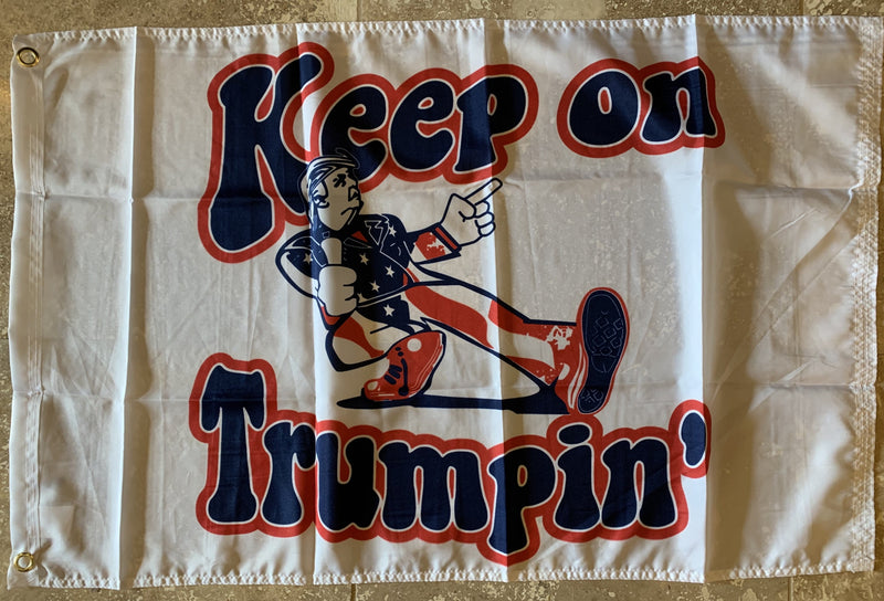 Keep On Trumpin' Flag 2'X3' 100D Rough Tex®